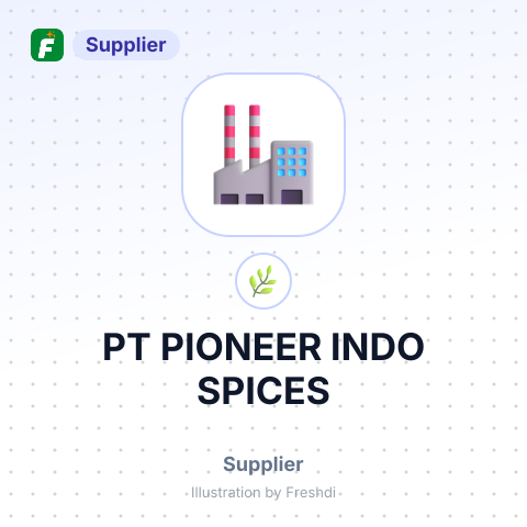 PT PIONEER INDO SPICES – summary card, no photo uploaded yet