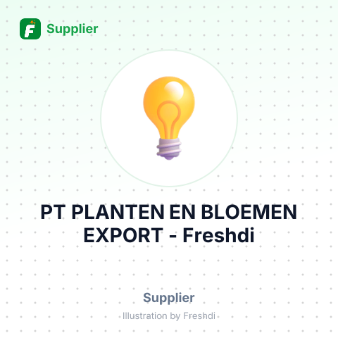 PT PLANTEN EN BLOEMEN EXPORT – summary card, no photo uploaded yet