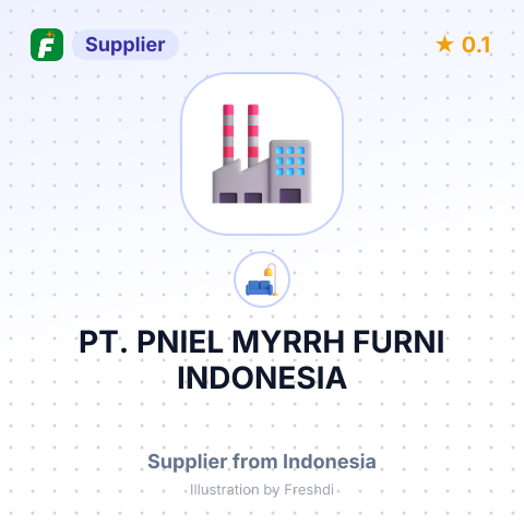 PT. PNIEL MYRRH FURNI INDONESIA – summary card, no photo uploaded yet