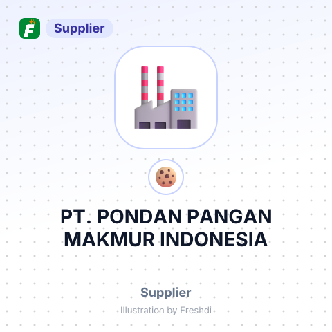 PT. PONDAN PANGAN MAKMUR INDONESIA – summary card, no photo uploaded yet