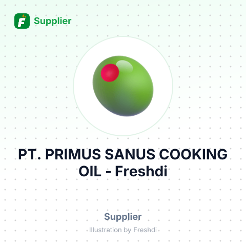 PT. PRIMUS SANUS COOKING OIL – summary card, no photo uploaded yet