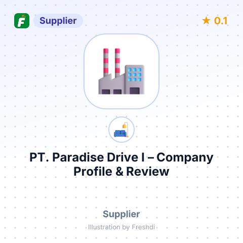 PT. Paradise Drive I – summary card, no photo uploaded yet