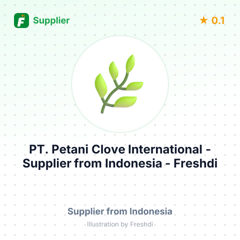 PT. Petani Clove International  – summary card, no photo uploaded yet