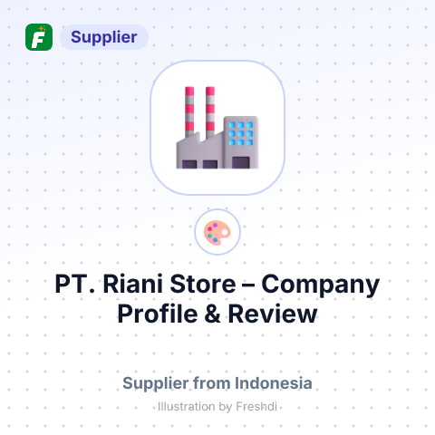 PT. Riani Store – summary card, no photo uploaded yet