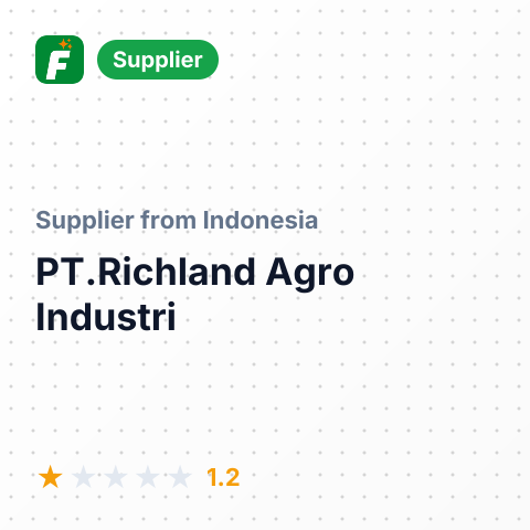 PT.Richland Agro Industri – summary card, no photo uploaded yet