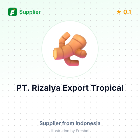 PT. Rizalya Export Tropical  – summary card, no photo uploaded yet