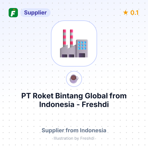 PT Roket Bintang Global  – summary card, no photo uploaded yet