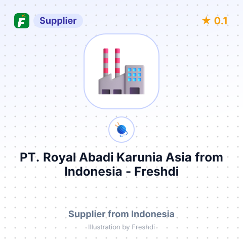 PT. Royal Abadi Karunia Asia  – summary card, no photo uploaded yet