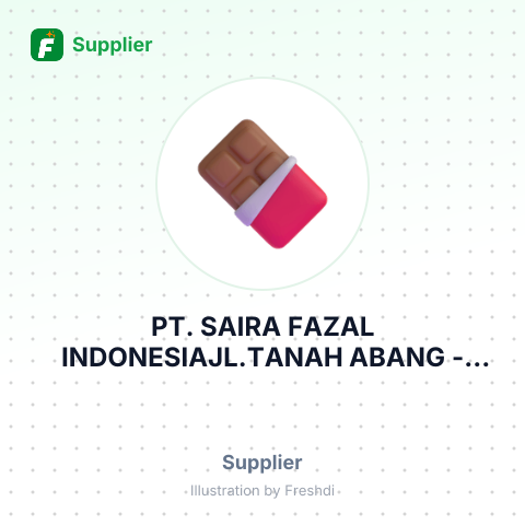 PT. SAIRA FAZAL INDONESIAJL.TANAH ABANG – summary card, no photo uploaded yet