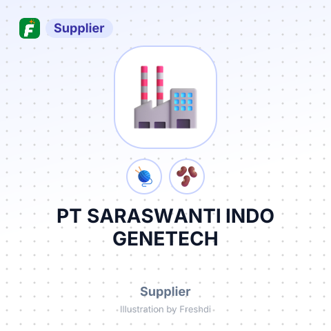 PT SARASWANTI INDO GENETECH – summary card, no photo uploaded yet