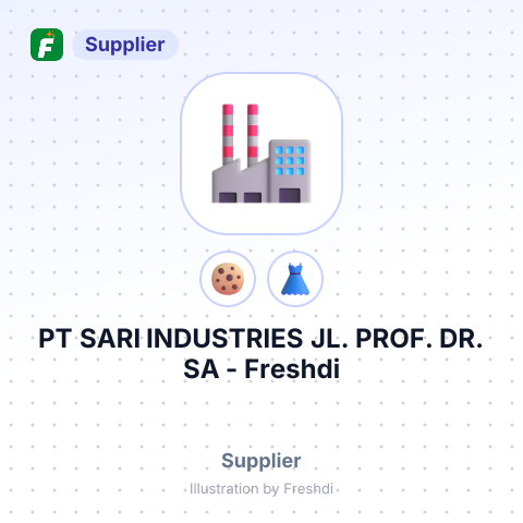 PT SARI INDUSTRIES JL. PROF. DR. SA – summary card, no photo uploaded yet