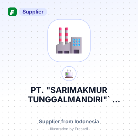 PT. "SARIMAKMUR TUNGGALMANDIRI"` ԻՆԴՈՆԵԶԻԱ,                                                         "BENECKE COFFEE" GMBH & CO. KG-Ի – summary card, no photo uploaded yet