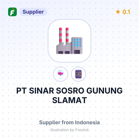 PT SINAR SOSRO GUNUNG SLAMAT – summary card, no photo uploaded yet