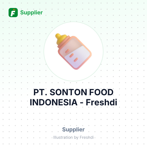 PT. SONTON FOOD INDONESIA – summary card, no photo uploaded yet