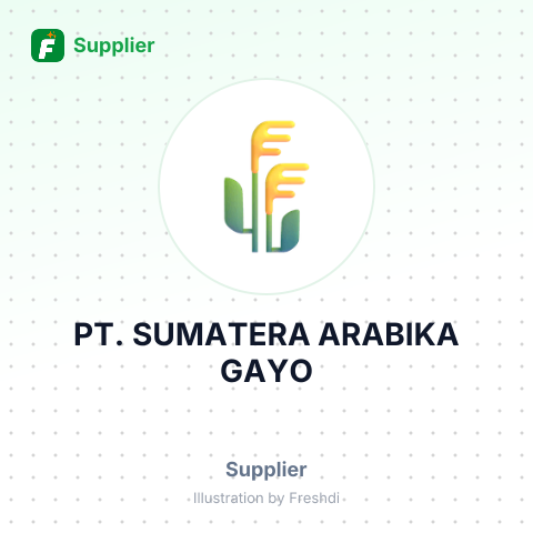 PT. SUMATERA ARABIKA GAYO – summary card, no photo uploaded yet