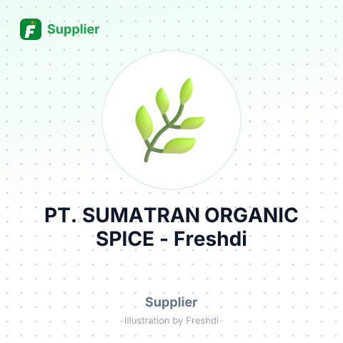 PT. SUMATRAN ORGANIC SPICE – summary card, no photo uploaded yet