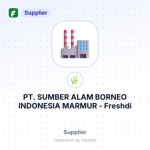 PT. SUMBER ALAM BORNEO INDONESIA MARMUR – summary card, no photo uploaded yet