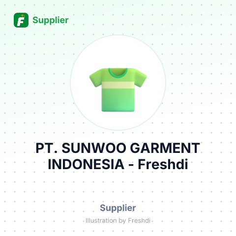 PT. SUNWOO GARMENT INDONESIA – summary card, no photo uploaded yet