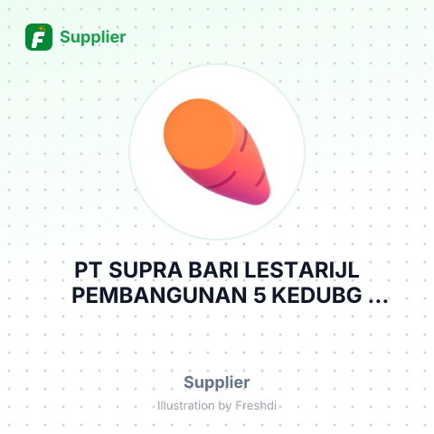 PT SUPRA BARI LESTARIJL PEMBANGUNAN 5 KEDUBG HALANG BOGOR – summary card, no photo uploaded yet