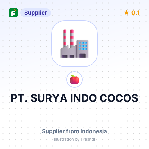 PT. SURYA INDO COCOS – summary card, no photo uploaded yet