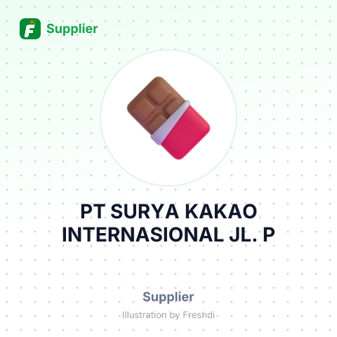 PT SURYA KAKAO INTERNASIONAL JL. P – summary card, no photo uploaded yet
