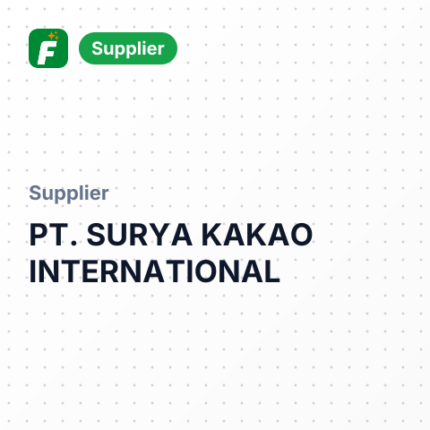 PT. SURYA KAKAO INTERNATIONAL – summary card, no photo uploaded yet