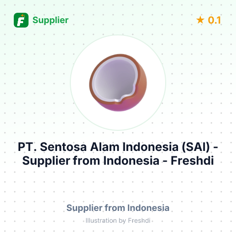 PT. Sentosa Alam Indonesia (SAI)  – summary card, no photo uploaded yet