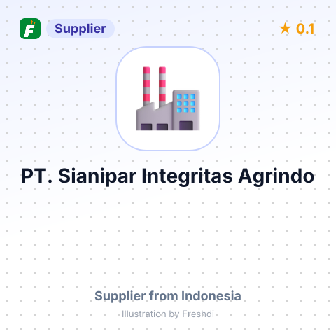 PT. Sianipar Integritas Agrindo – summary card, no photo uploaded yet