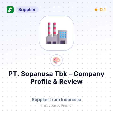PT. Sopanusa Tbk – summary card, no photo uploaded yet
