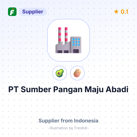 PT Sumber Pangan Maju Abadi  – summary card, no photo uploaded yet