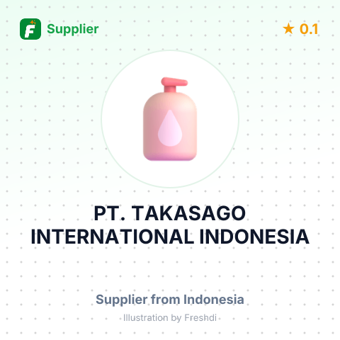 PT. TAKASAGO INTERNATIONAL INDONESIA – summary card, no photo uploaded yet