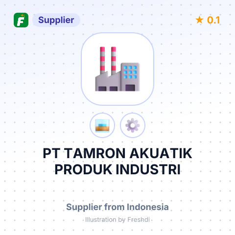 PT TAMRON AKUATIK PRODUK INDUSTRI – summary card, no photo uploaded yet
