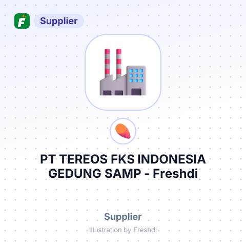 PT TEREOS FKS INDONESIA GEDUNG SAMP – summary card, no photo uploaded yet