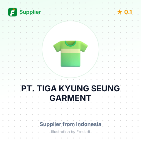 PT. TIGA KYUNG SEUNG GARMENT – summary card, no photo uploaded yet