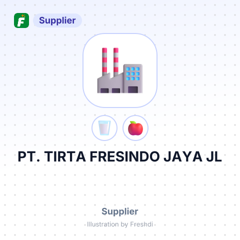 PT. TIRTA FRESINDO JAYA JL – summary card, no photo uploaded yet