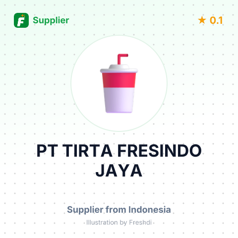 PT TIRTA FRESINDO JAYA – summary card, no photo uploaded yet