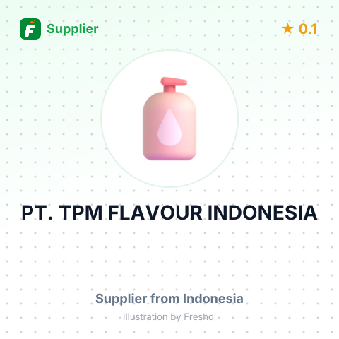 PT. TPM FLAVOUR INDONESIA – summary card, no photo uploaded yet