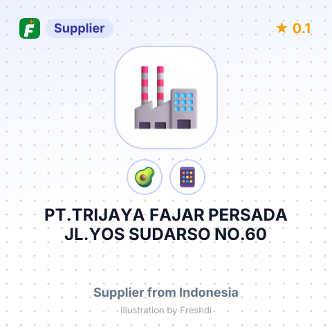 PT.TRIJAYA FAJAR PERSADA JL.YOS SUDARSO NO.60 – summary card, no photo uploaded yet