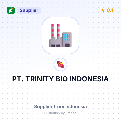 PT. TRINITY BIO INDONESIA – summary card, no photo uploaded yet