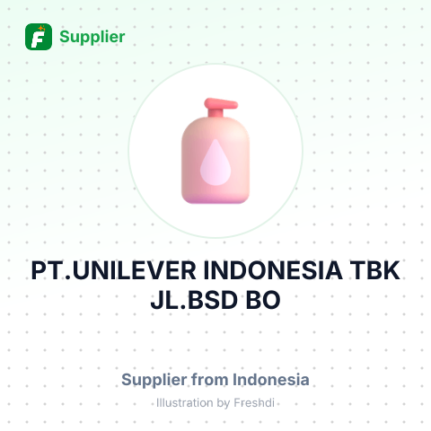 PT.UNILEVER INDONESIA TBK JL.BSD BO – summary card, no photo uploaded yet