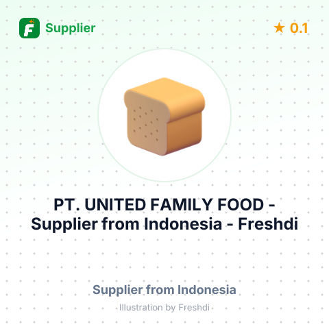 PT. UNITED FAMILY FOOD – summary card, no photo uploaded yet