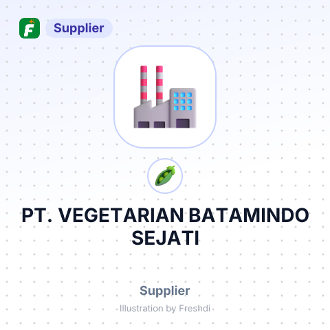 PT. VEGETARIAN BATAMINDO SEJATI – summary card, no photo uploaded yet