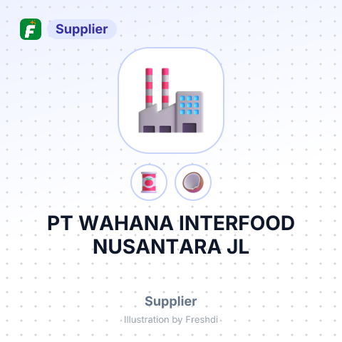 PT WAHANA INTERFOOD NUSANTARA JL – summary card, no photo uploaded yet