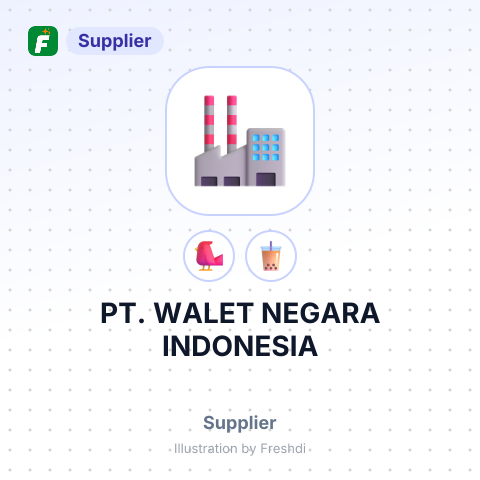 PT. WALET NEGARA INDONESIA – summary card, no photo uploaded yet