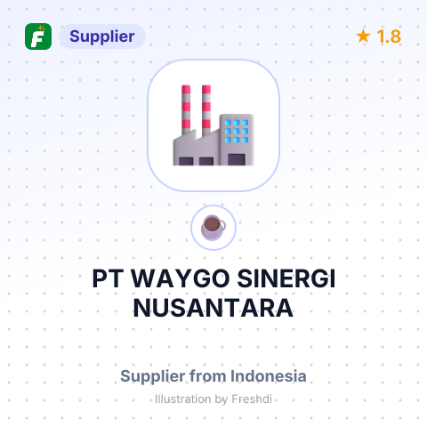 PT WAYGO SINERGI NUSANTARA – summary card, no photo uploaded yet