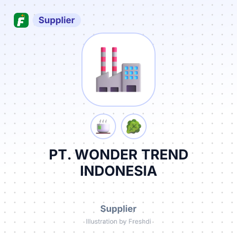 PT. WONDER TREND INDONESIA – summary card, no photo uploaded yet