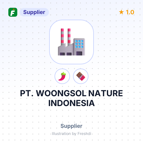 PT. WOONGSOL NATURE INDONESIA – summary card, no photo uploaded yet