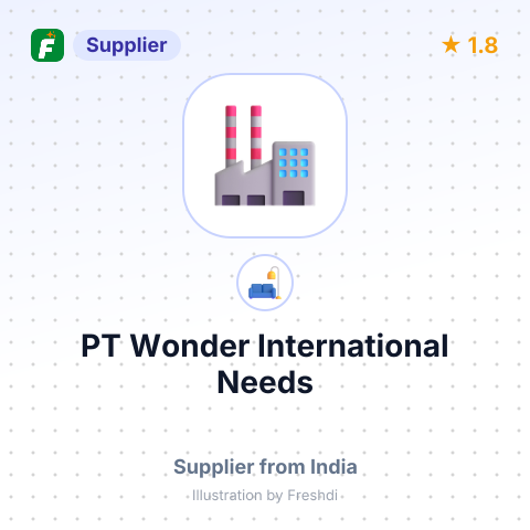 PT Wonder International Needs – summary card, no photo uploaded yet