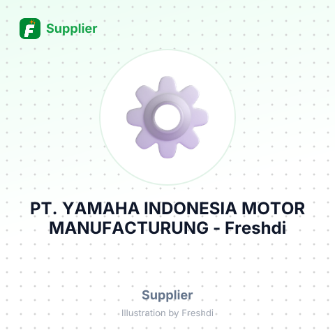 PT. YAMAHA INDONESIA MOTOR MANUFACTURUNG – summary card, no photo uploaded yet