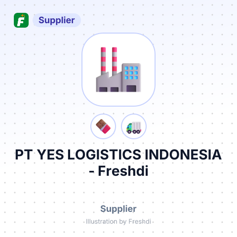 PT YES LOGISTICS INDONESIA – summary card, no photo uploaded yet